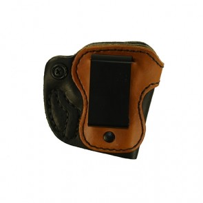 Bare Necessity for a Rohrbaugh R9, r/h, Cowhide - smooth side out, Black/Tan, Clip