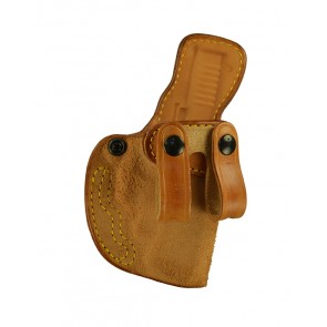 Down Under for a Glock 19,23,32 w/ Crimson Trace Laser, r/h, Cowhide, Natural, Straps