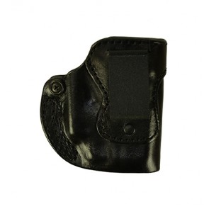 Hideaway for a Glock 26,27,33 w/ Crimson Trace Laser, r/h, Cowhide, Black, Clip